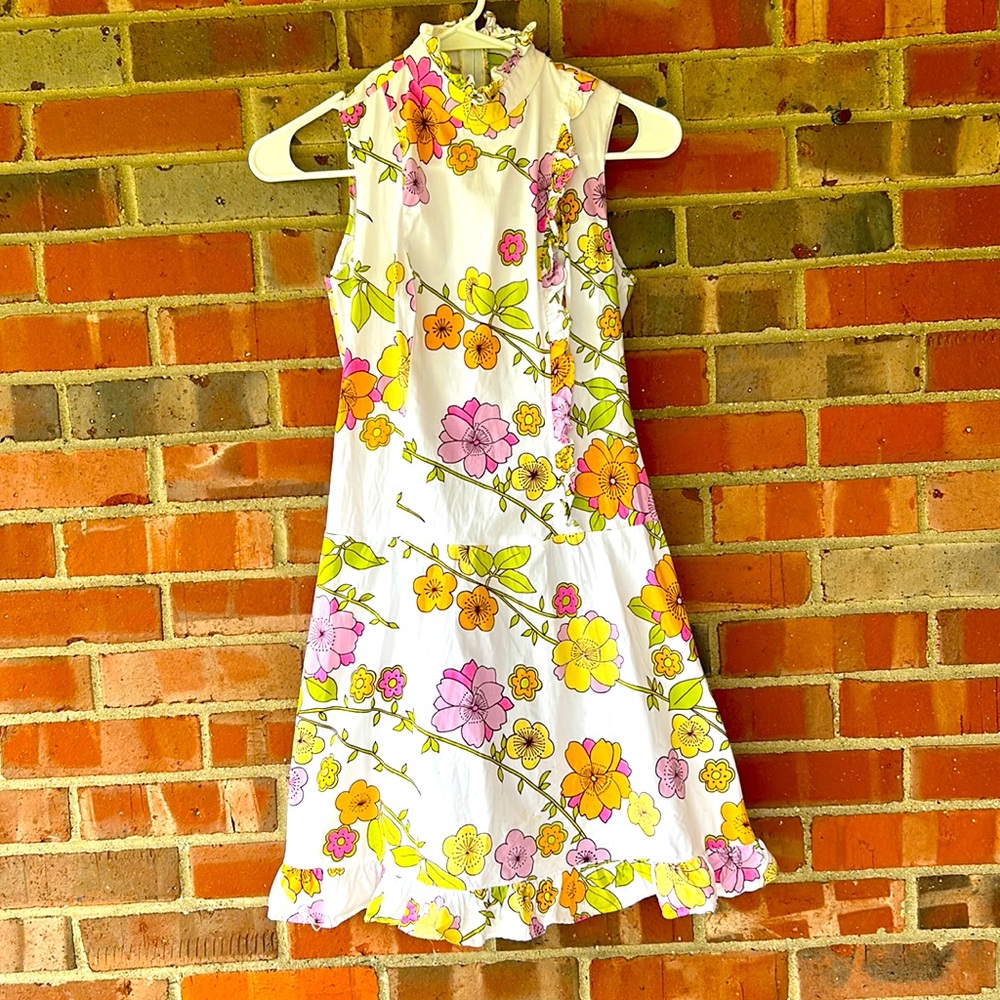 Women’s vintage Y2K mini- summer floral dress XS